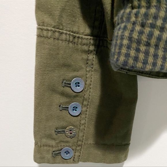 Anthropologie Hei Hei Olive Green Adelaide Jacket Size 8 and Size 2 - Picture 10 of 14